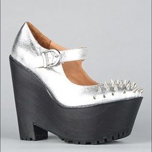 Jeffrey Campbell Gil Stud Mary Jane Platforms